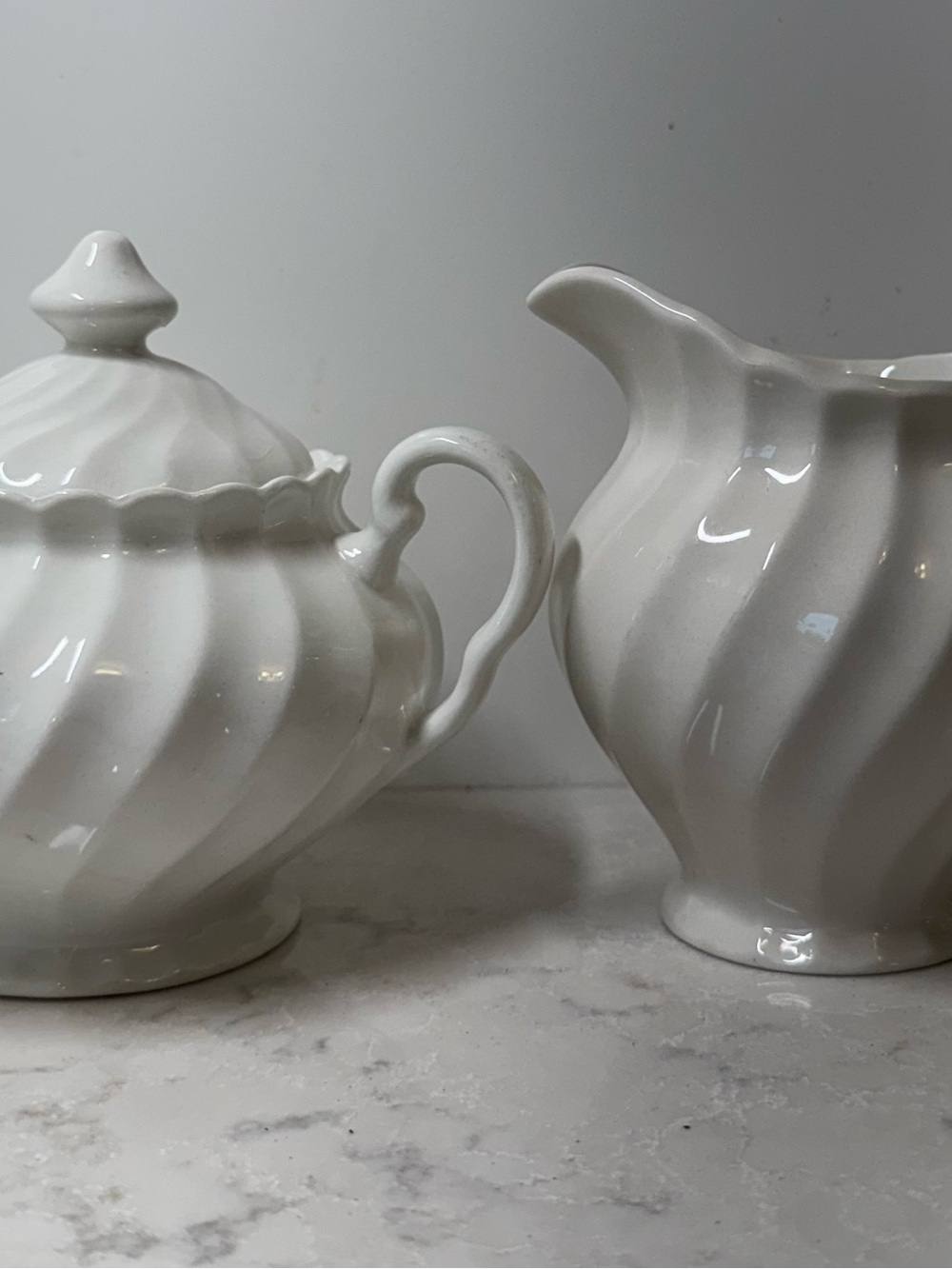 Vintage Johnson Brothers Regency Creamer and Sugar